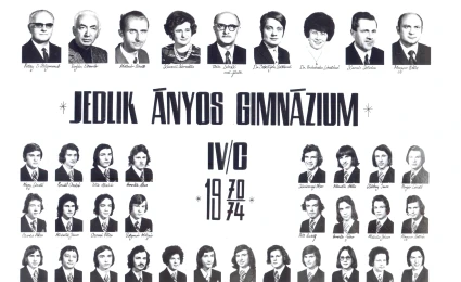 1974. évben ballagott C osztály