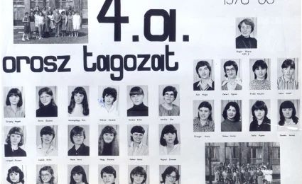 1980. évben ballagott A osztály