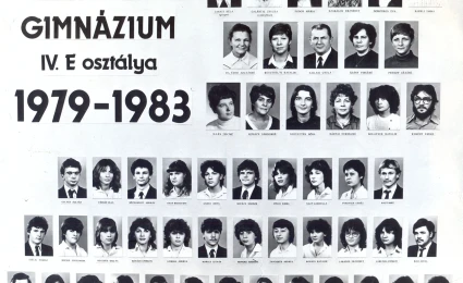 1983. évben ballagott E osztály