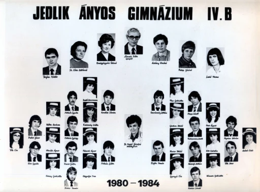 1984. évben ballagott B osztály