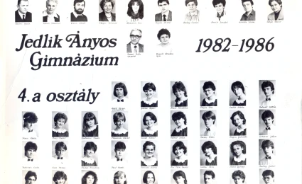 1986. évben ballagott A osztály