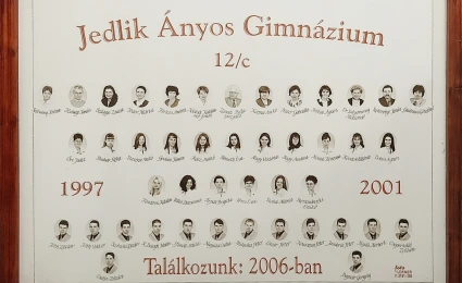 2001. évben ballagott C osztály